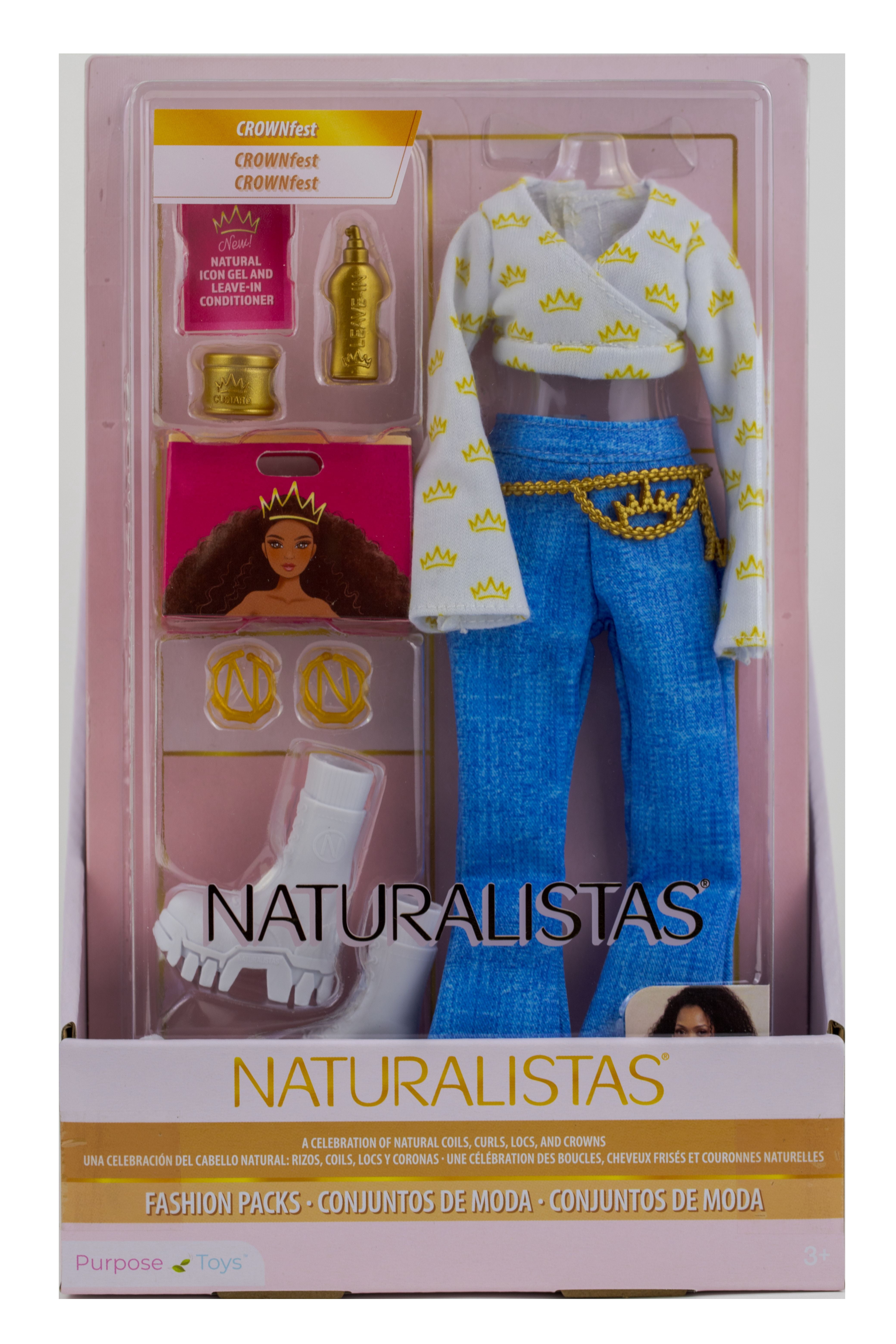 Naturalistas - Fashion Accessory Set: Crown Fest 2, Doll Accessories for Children Ages 3 and up