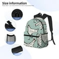 thumbnail image 5 of Picia Hand Drawn Chickens Large Capacity Backpack Classic Style Backpack Casual Backpack Water-Resistant School Work Travel Outdoor Backpack, 5 of 8