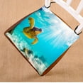 thumbnail image 1 of EREHome Chemin de Lit Tortue de Mer Verte Hawaïenne 20x95 Pouces, 1 of 1