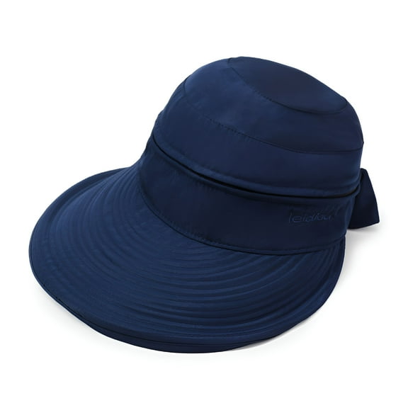 TELOLY Simplicity Hats for Women Upf 50  Uv Sun Protective Convertible Beach Visor Hat