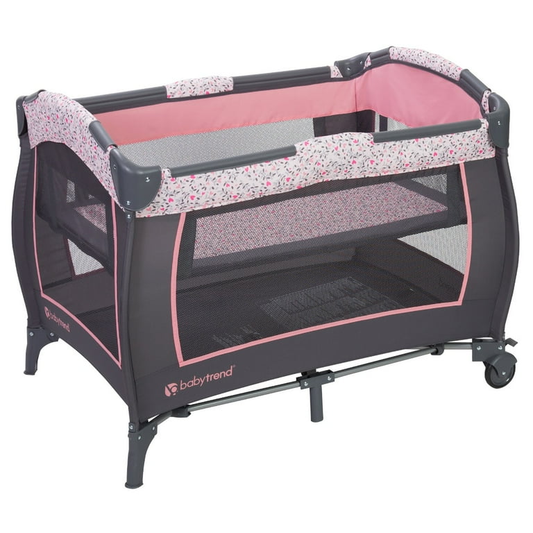 Baby Trend Trend-E Nursery Center Playard Crib with Bassinet