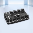 thumbnail image 3 of WDOplteas Adaptador Controlador Velocidad PC Refrigerador Fuente Alimentación 3 Niveles Y 12 V para Ventiladores 8 Vías, 3 of 8