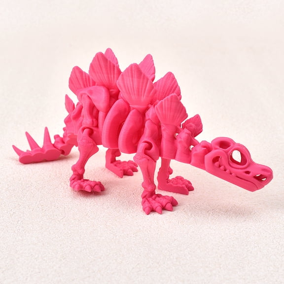1PC PINK 17CM 3D printed dragon ornament