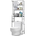 thumbnail image 1 of Estante Baño sobre Inodoro, 3 Niveles Estante de Almacenamiento para Baño sobre Organizador de Inodoro,Repisa de Baño de Acero Inoxidable, 1 of 2
