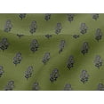 thumbnail image 4 of oneOone Viscose Jersey Fabric Leaves & Floral Block Print Fabric BTY 60 Inch Wide, 4 of 5