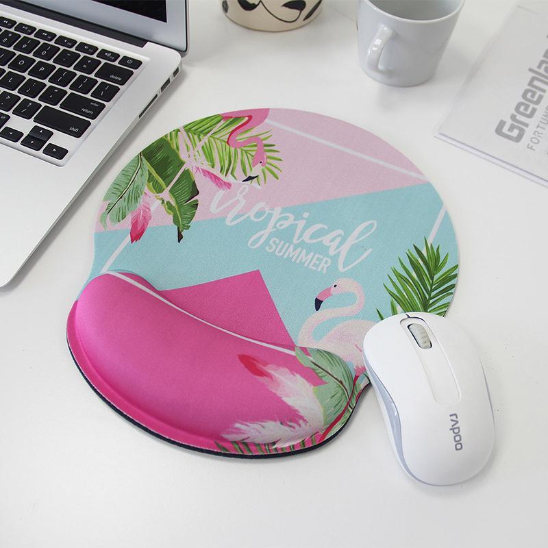 Mouse Mat Cute Mousepad Ergonomic Mouse Pad Gel Wrist Rest Comfortable Mouse Pad Wrist Support Pain Relief Mousepad Non-Slip Mouse Mat for Home Office Travel,A B 280*230*50mm - image 3 of 8