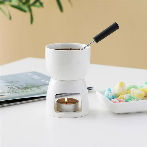 Home Essentials Mini White Ceramic Hotpot