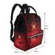 thumbnail image 2 of Disketp Black Spider Web With Spiders Mochila de Pañales de Gran Capacidad con Múltiples Bolsillos, Mochila de Viaje Multifuncional para Bebé, Unisex, Moderna y Resistente, 2 of 6