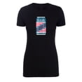thumbnail image 2 of Starts and Stripes Beer T-shirts, Ladies Graphic T-shirts, Patriotic Shirts - Black MH200WPATRIOT S22 XS, 2 of 3