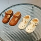 thumbnail image 5 of Zapatos de cuero de verano para niños y niñas, zapatos retro con agujeros y suela suave para niños, zapatos casuales, 5 of 5