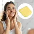 thumbnail image 6 of Unique Bargains 2pcs Reusable Makeup Removal Cleaning Cloth Washable Makeup Remover Cleaning Towels Yellow 16''x8'', 6 of 7