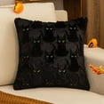 thumbnail image 3 of Covers Throw Cushion Polyester Fabric 3D Textured Halloween Theme Hidden Zipper for Sofa Bedroom Living Room Home Housewarming 18x18 Inch, 3 of 3