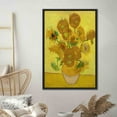 thumbnail image 5 of Reproduction Canvas Art, Reproduction Art, Flower Wall Art, Sunflowers Art Canvas, Home Decor Art Canvas, Famous Table Poster, Canvas Wall Decor - Black Framed, 5 of 7