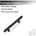 thumbnail image 4 of Cabinet Hardware Black Cabinet Pulls, 3-1/2 inch Hole Centers Drawer pulls, Stainless Steel Cabinet Handles of 10 Pack for Kitchen Furniture, 4 of 5