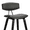 Gray and Black, variant on Armen Living Swivel Counter Height Bar Stool with Speckled Brown Upholstered Seat