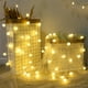 thumbnail image 3 of Guirnalda de luces de flores | Tira de luz decorativa de cadena de luz Sakura que funciona con batería de 5 pies y 10 LED | Plástico blanco | Flexible para fiestas, patios, jardines, casas, 3 of 6