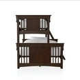 thumbnail image 5 of Furniture of America Harlow Wood Bunk Bed, Twin/Queen, Dark Walnut, 5 of 5