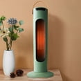 thumbnail image 4 of 24" Space Heater, 80° Oscillating Smart Electric Heater with Thermostat, WiFi APP & Voice Control, 4 Mode, 24H Timer, Night Light, 1500W Tower Ceramic Heater for Indoor Use, Large Room Clearance, 4 of 5