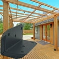 thumbnail image 2 of L Angle Brackets for Wood Metal Corner Brackets 90 Degree with Holes 2x4 Inch, 2 of 8