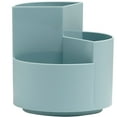 thumbnail image 4 of Miangastore Makeup Brush Pot Blue 1Pcs 4.7In Square PP, 4 of 9