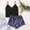 Blue, variant on LIZUOJUN Pajamas For Women Set Lace Camisole Tops 2 Piece Sleepwear Summer Shorts Soft Breathable Lightweight Comfortable Loungewear Home Pajamas - L