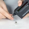 thumbnail image 6 of K-KED Real Moissanite Solitaire Stud Earrings - GRA Certified D VVS1 Sterling Silver, 6 of 9