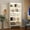 White, variant on CKEASEAN 70.8" Tall Bookcase Organizer with LED Lights, Wooden Large Bookshelf with 5-Tier Storage Shelves, Heavy Duty Free-Standing Library Bookshelf for Office/Living Room, Easy Assembly