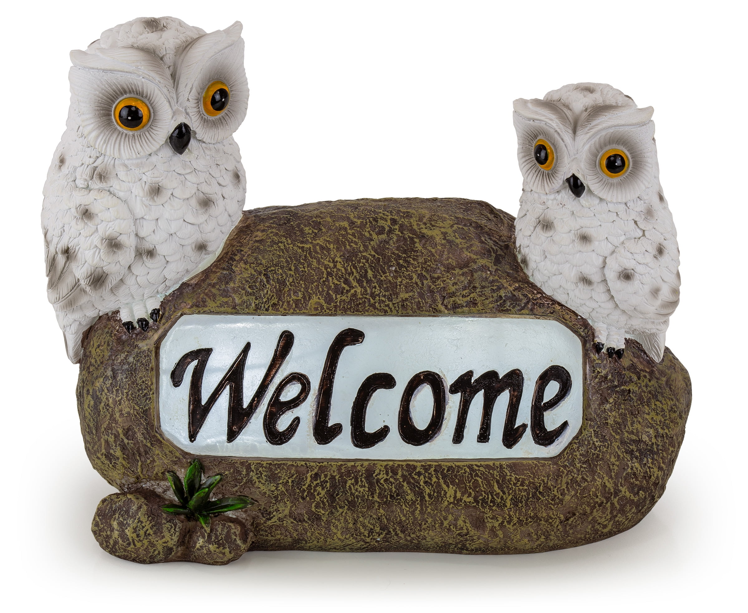 VP Home Welcome Owls Solar Powered Outdoor Decor LED Garden Light Images VP Home Welcome Owls Solar Powered Outdoor Decor LED Garden Light