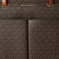 thumbnail image 6 of MICHAEL Michael Kors Bedford Medium Top Zip Pocket Tote Brown/Acorn One Size 30T, 6 of 6