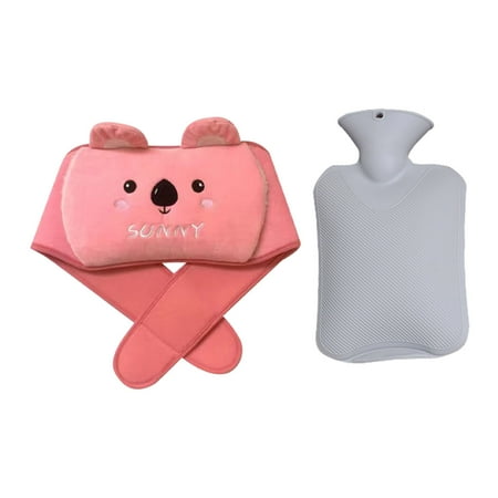 

VKEKIEO Cute Hot Water Bottle Belt Set Rubber Hot Water Bottle To Relieve Pain And Warmth