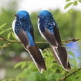 thumbnail image 6 of Dserhfy 2Pcs Artificial Bird Ornaments Realistic Looking Adorable Appearance Polystyrene Simulation Bird Ornament Backyard Statues Decor for Home, 6 of 8