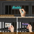thumbnail image 3 of POAO 46.06"L Wooden Dog Crate Furniture,Double Doors Kennel Indoor with Name Tag,Sturdy Metal Dog Cage for Anxiety Dog for Decoration,Brown, 3 of 10