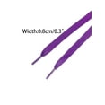 thumbnail image 2 of INSPIRE CHIC Colorful Gradient Flat Shoelaces Shoestring Shoe Laces for Sneakers 1 Pair Purple 120cm/47.24", 2 of 4