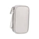thumbnail image 4 of Organizador de viaje para dispositivos electrónicos, bolsa organizadora de viaje, bolsa de transporte multifuncional gris de 2 capas, 4 of 8