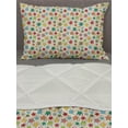 thumbnail image 3 of Colorful Comforter & Sham Bedding Set, Illustration Large and Little Various Stars Motif on Plain Background, 3 pcs Duvet Set Microfiber Filling Quilt, 5 Sizes, Multicolor, by Ambesonne, 3 of 4