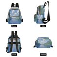 thumbnail image 4 of FORMRS Mini Backpack Purse for Women Travel Daypack Casual Shoulder Bag, Blue Sky and River, 4 of 7