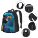thumbnail image 2 of Fotbe Modern Style Blue Parrot Mochila para Hombre y Mujer - Tela Oxford 600D Resistente - Mochila Impermeable de Gran Capacidad para Escuela, Viajes y Senderismo, 2 of 6