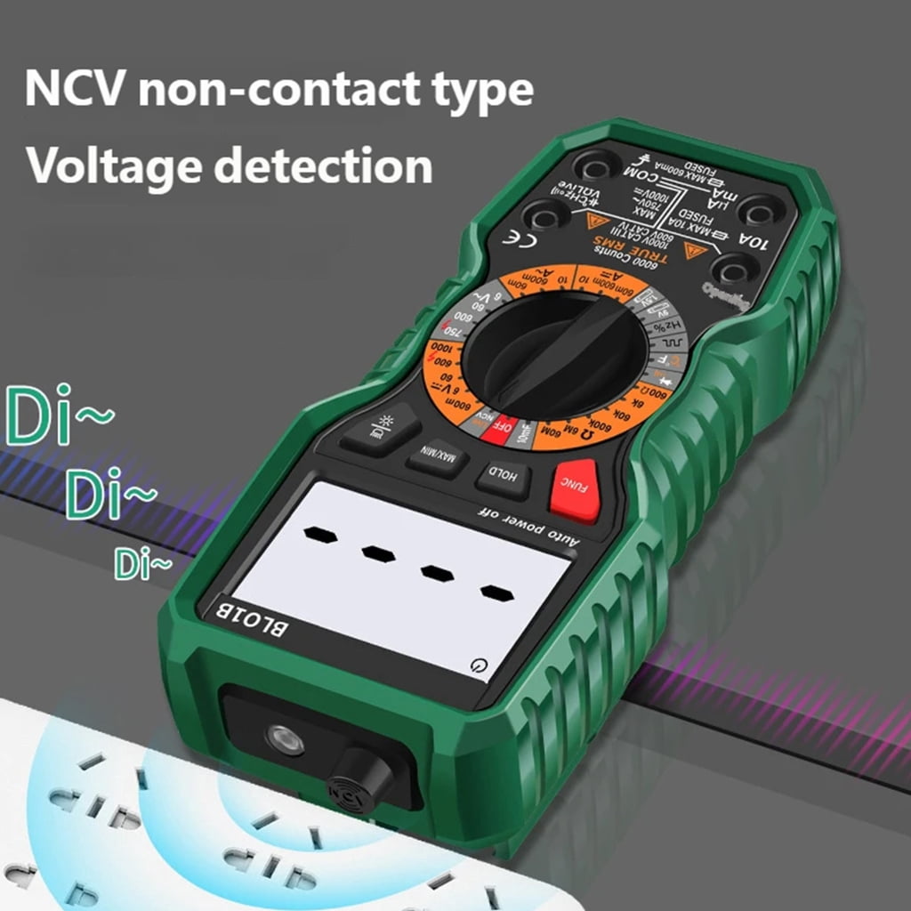 PatungKu Easy Operation Digital Multimeter with Flashlight Data Hold Auto Off Function