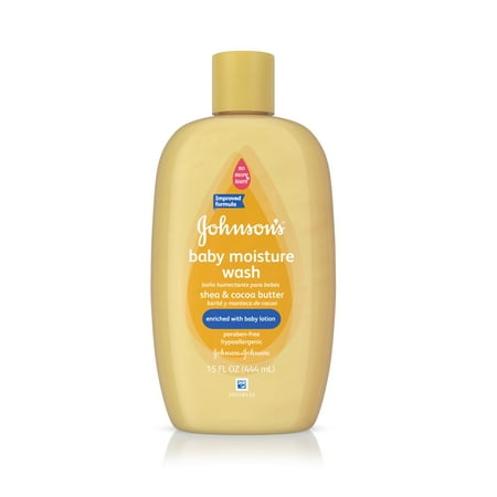 Johnson's Baby Shea & Cocoa Butter Moisture Wash For Soft Skin, 15 Oz.