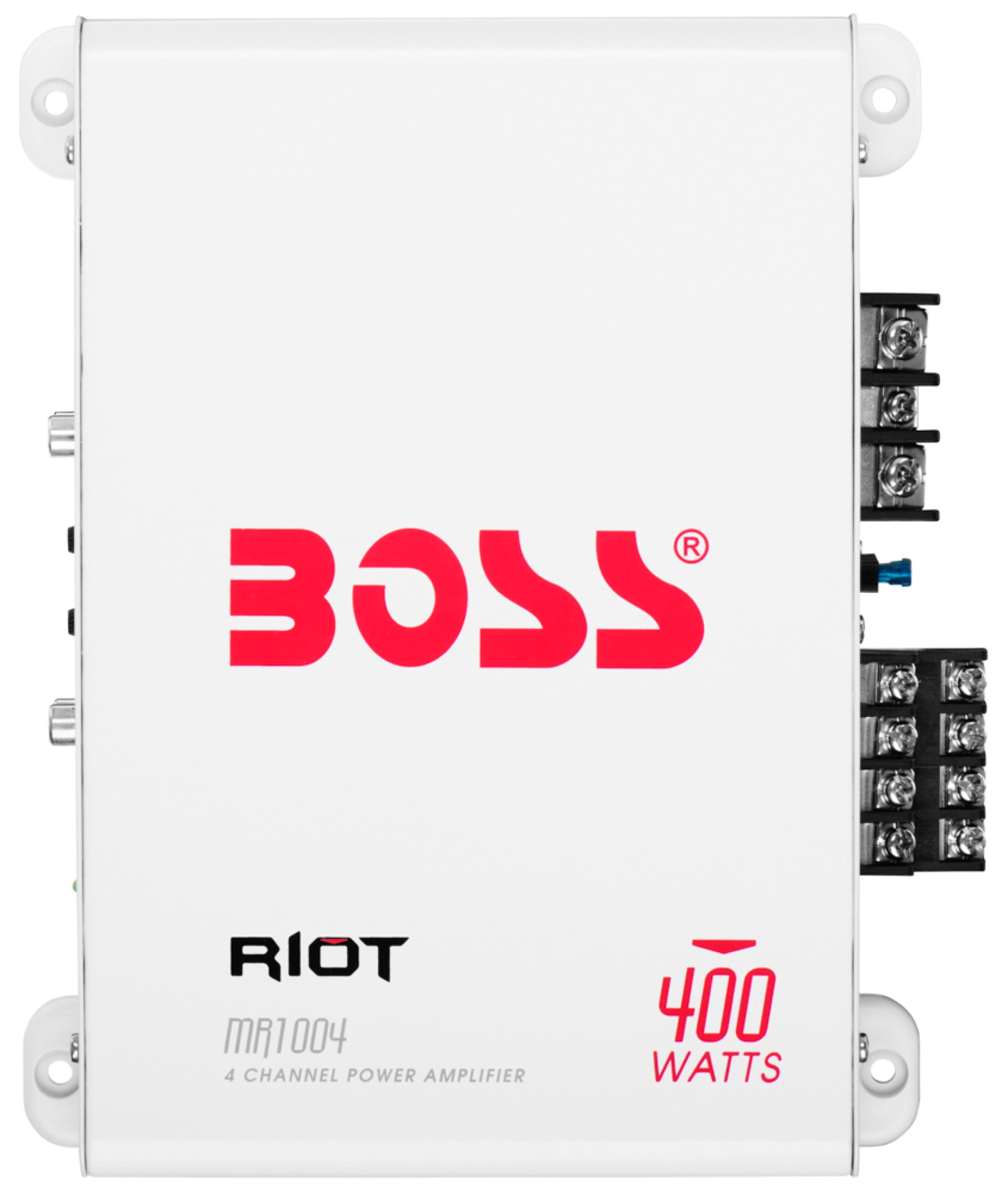 New BOSS AUDIO Riot MR1004 400 Watt 4 Channel Marine Power Amplifier Amp Mosfet