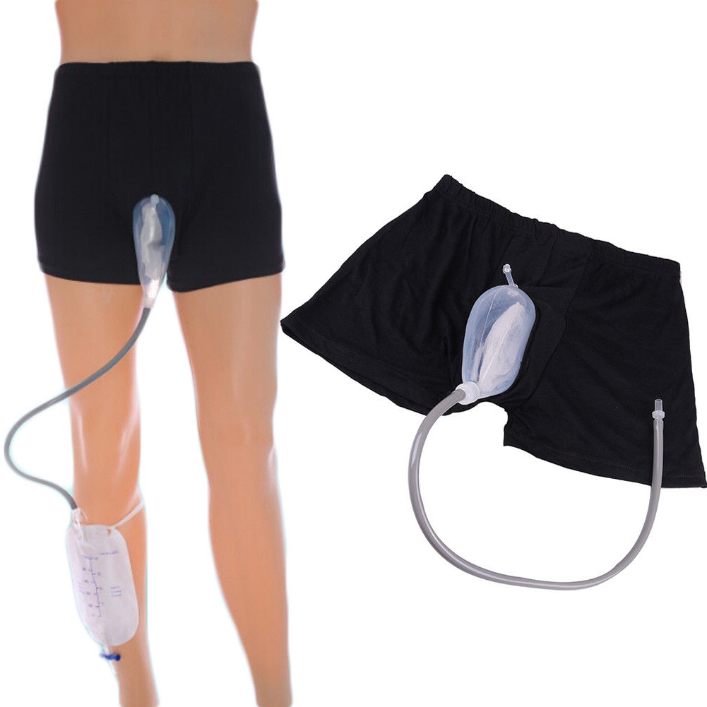 TWSOUL Reuseable Male Female Urine Bag Urinal Pee Holder Collector For Urinary Incontinen,Urine Collector,Urinal Bag with Two 500 ml Urine Leg Bags