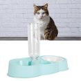 thumbnail image 1 of Juego De Cuencos De Agua Y Comida Para Mascotas, Fuente Para Beber Para Perros, Alimentador Automático, Estable, Evita Resbalones, Cuencos Dobles Para Mascotas Con Botella, 1 of 8