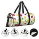 thumbnail image 3 of Fotbe Strawberry and Lemon Bolsa Deportiva de Lona Plegable con Estampado, Bolsa de Gimnasio con Bolsillo Seco/Húmedo, Bolsa de Viaje Ultraligera de Gran Capacidad, 3 of 6