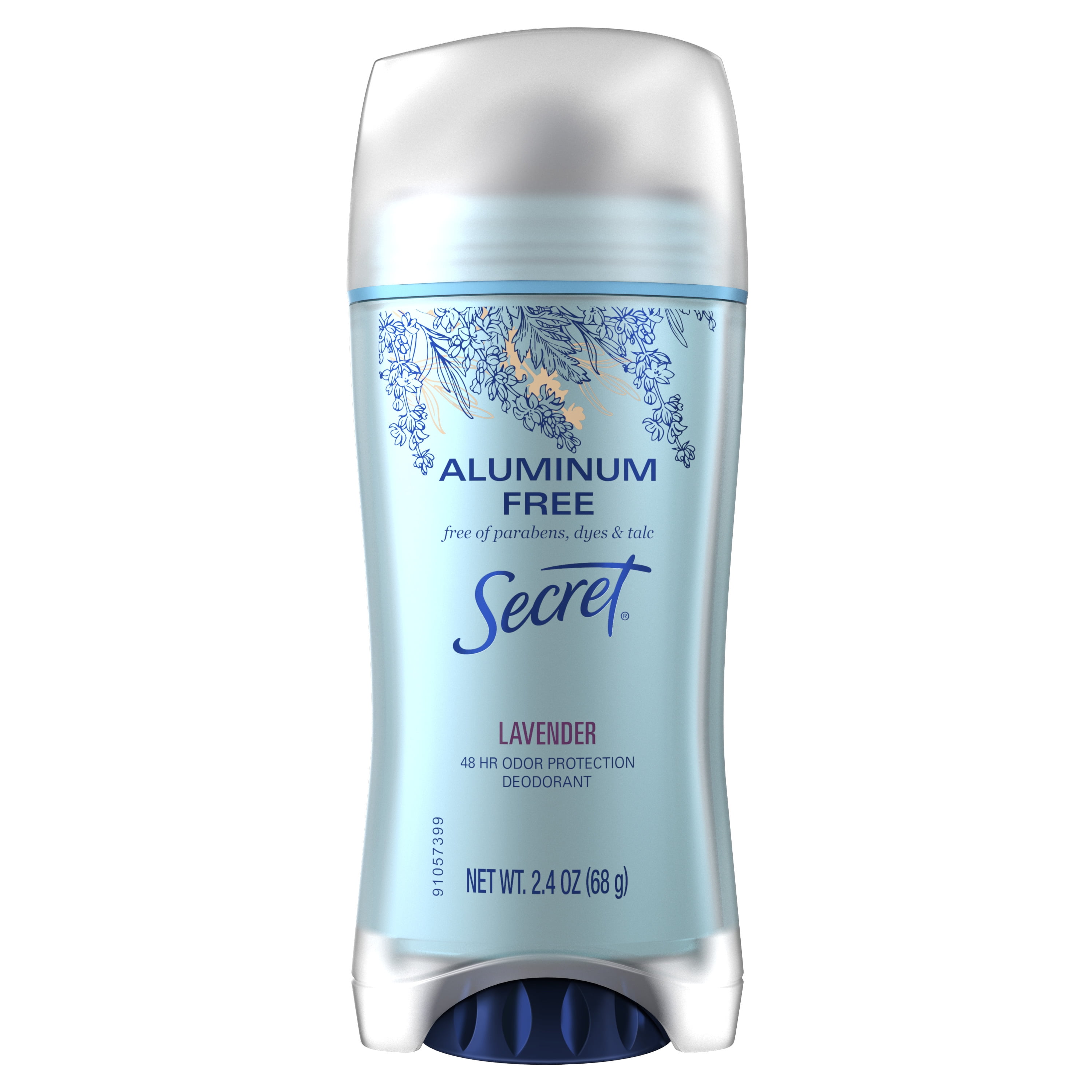 Secret Aluminum Free Deodorant, Lavender, 2.4 oz. (68 g)