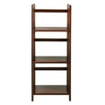 thumbnail image 6 of Casual Home 331-33 14 in. 3-Shelf Folding Bookcase, Walnut, 6 of 13