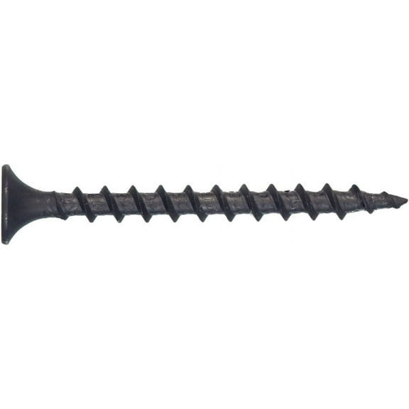 Hillman No. 6 x 1-5/8 in. L Phillips Bugle Head Black Phosphate Steel Drywall Screws 100 pk