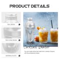 thumbnail image 3 of unbranded Cocktail Shaker Transparente Con De Dos Para Mixología En Cocina Y Bar Profesional, 3 of 7