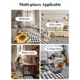 thumbnail image 6 of Pastoral Sunflower Area Rug for Bedroom 3x5 Ft Country Floral Plants Black Buffalo Plaid Super Soft fuzzy Throw Rug Non-Slip Fluffy Plush Indoor Floor Carpet for Living Room Nursery Home Decor, 6 of 8