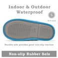 thumbnail image 5 of cosyone1997 Women's Fuzzy House Slippers Memory Foam Indoor/Outdoor Soles, 5 of 5