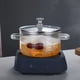thumbnail image 2 of 2X Cacerola de Vidrio Olla Transparente para Cocinar Olla para Sopa Calentador Cacerola de Vidrio con Dos Asas y Tapa Plateada, 2 of 2